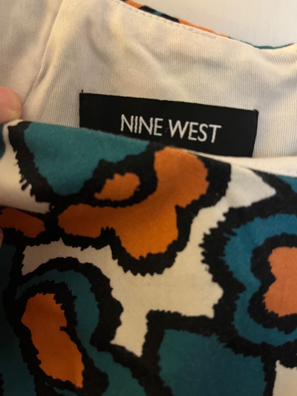 Nine West Floral A-Line Dress (Women’s 16) - Picture 2 of 4